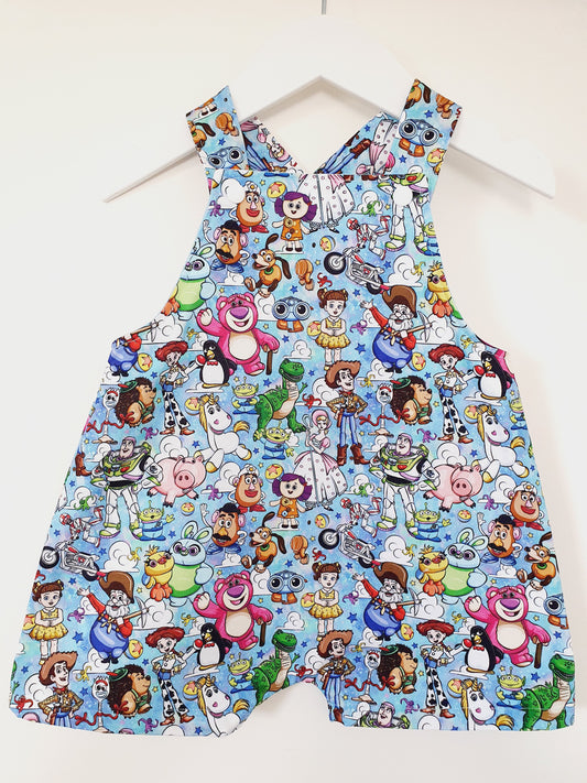 Baby / Toddler Overalls, Short Leg Romper, Size 1