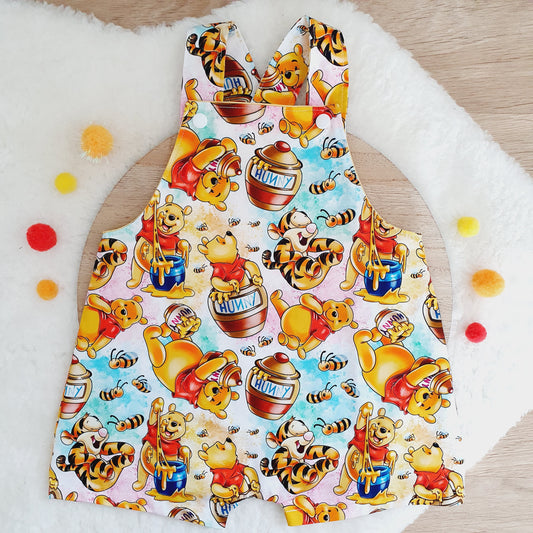 Baby / Toddler Overalls, Short Leg Romper, Size 1