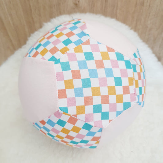 Balloon Ball Cover - Balloon Balls -  Handmade Fabric Balloon Cover - CHECKER