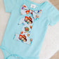 Boys 1st Birthday Short Sleeve Bodysuit, Size 0