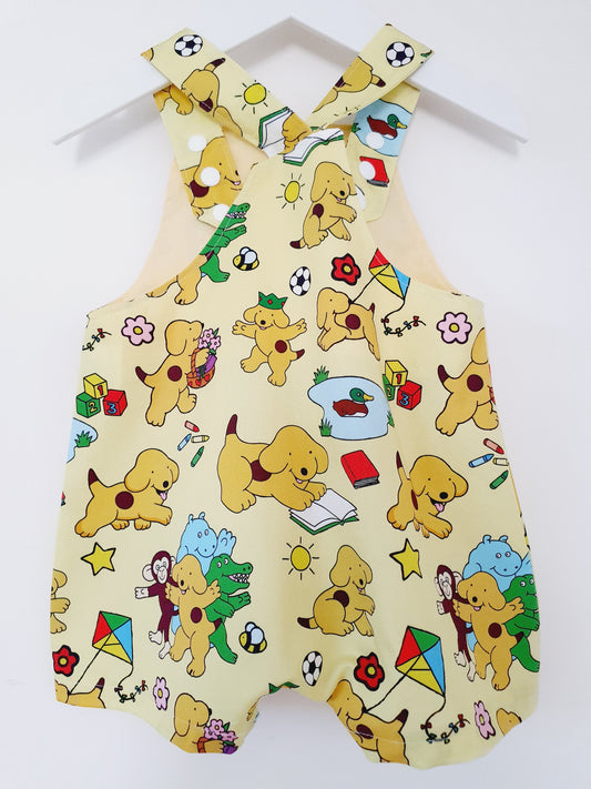 Baby / Toddler Overalls, Short Leg Romper, Size 1
