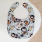 WILD THINGS print Bib, Handmade Baby Bib, Feeding Bib