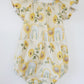 Sunflowers Baby Girl Playsuit, Size 1