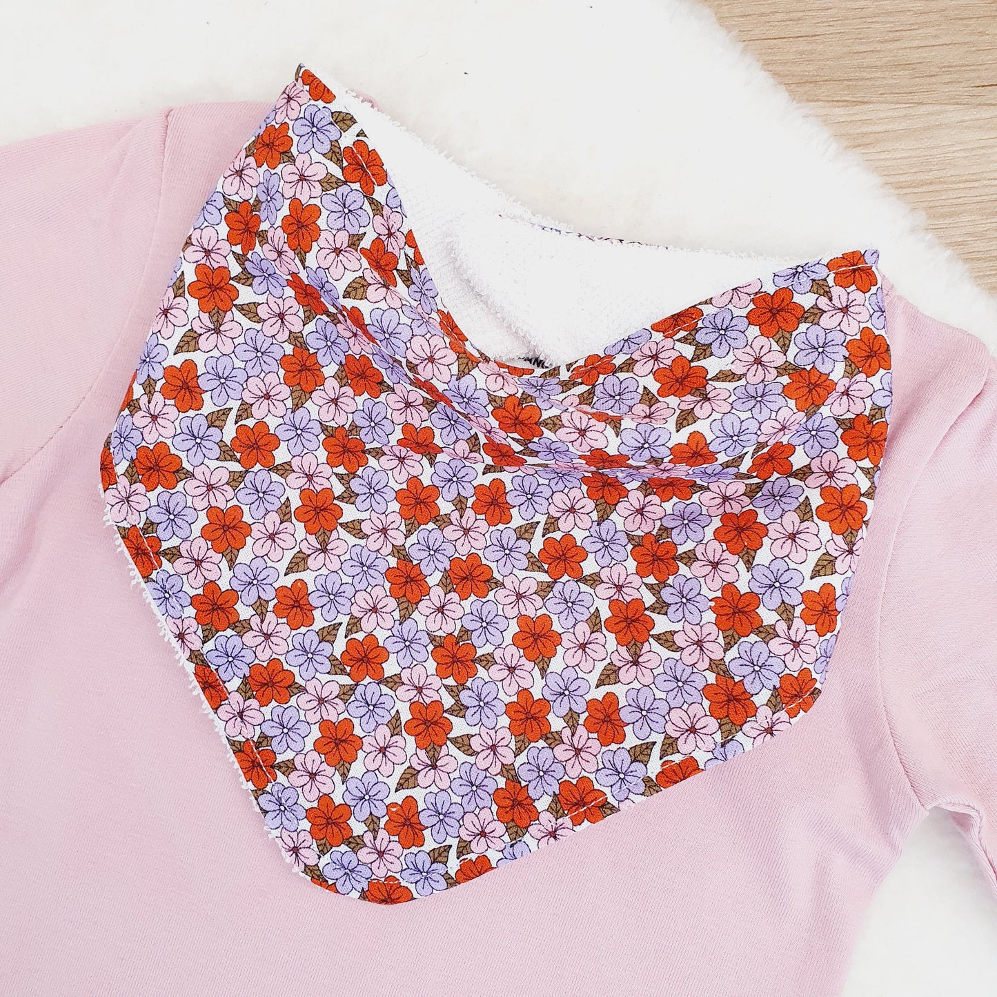 Groovy Bandana Dribble Bib - Bamboo Backed Ultra Absorbent Bib