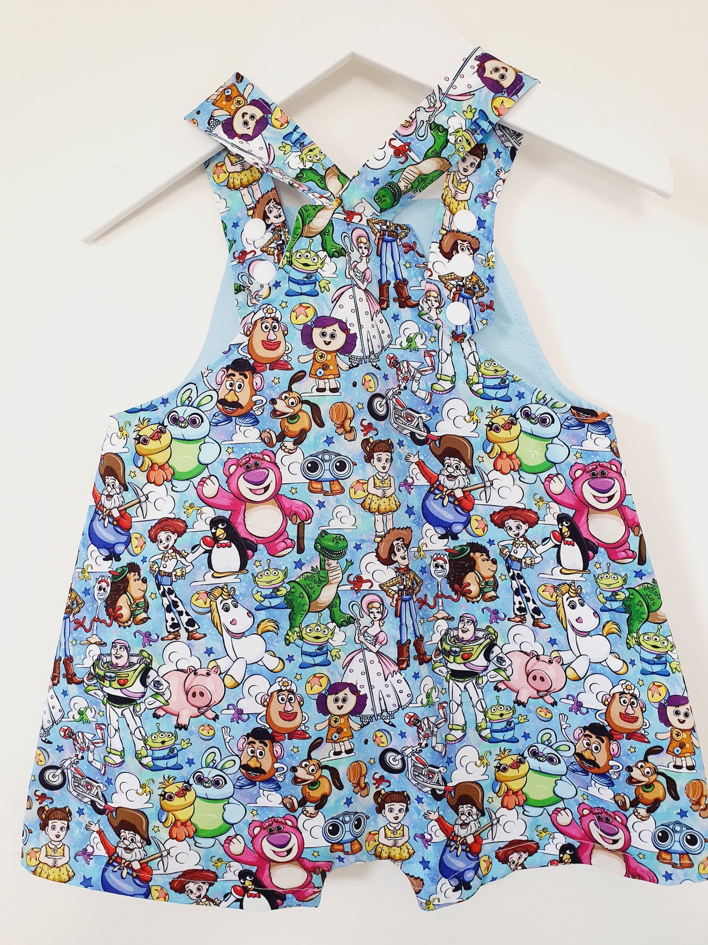 Baby / Toddler Overalls, Short Leg Romper, Size 1