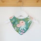 Bandana Dribble Bib, Handmade Baby Bib, Cotton / Bamboo, Ultra Absorbent