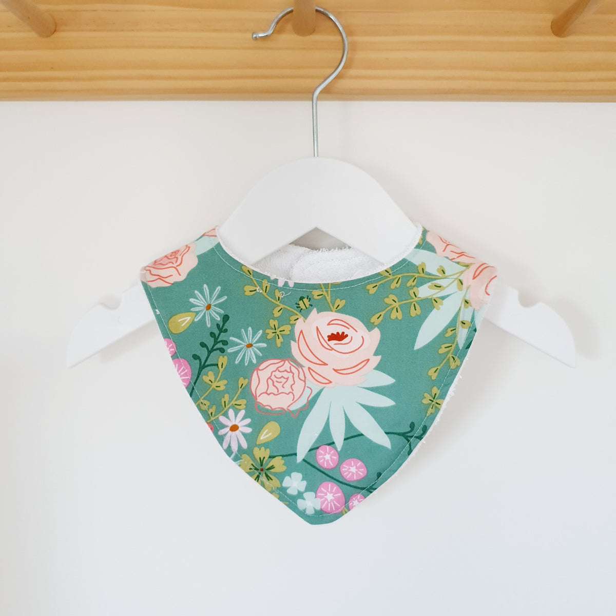 Bandana Dribble Bib, Handmade Baby Bib, Cotton / Bamboo, Ultra Absorbent