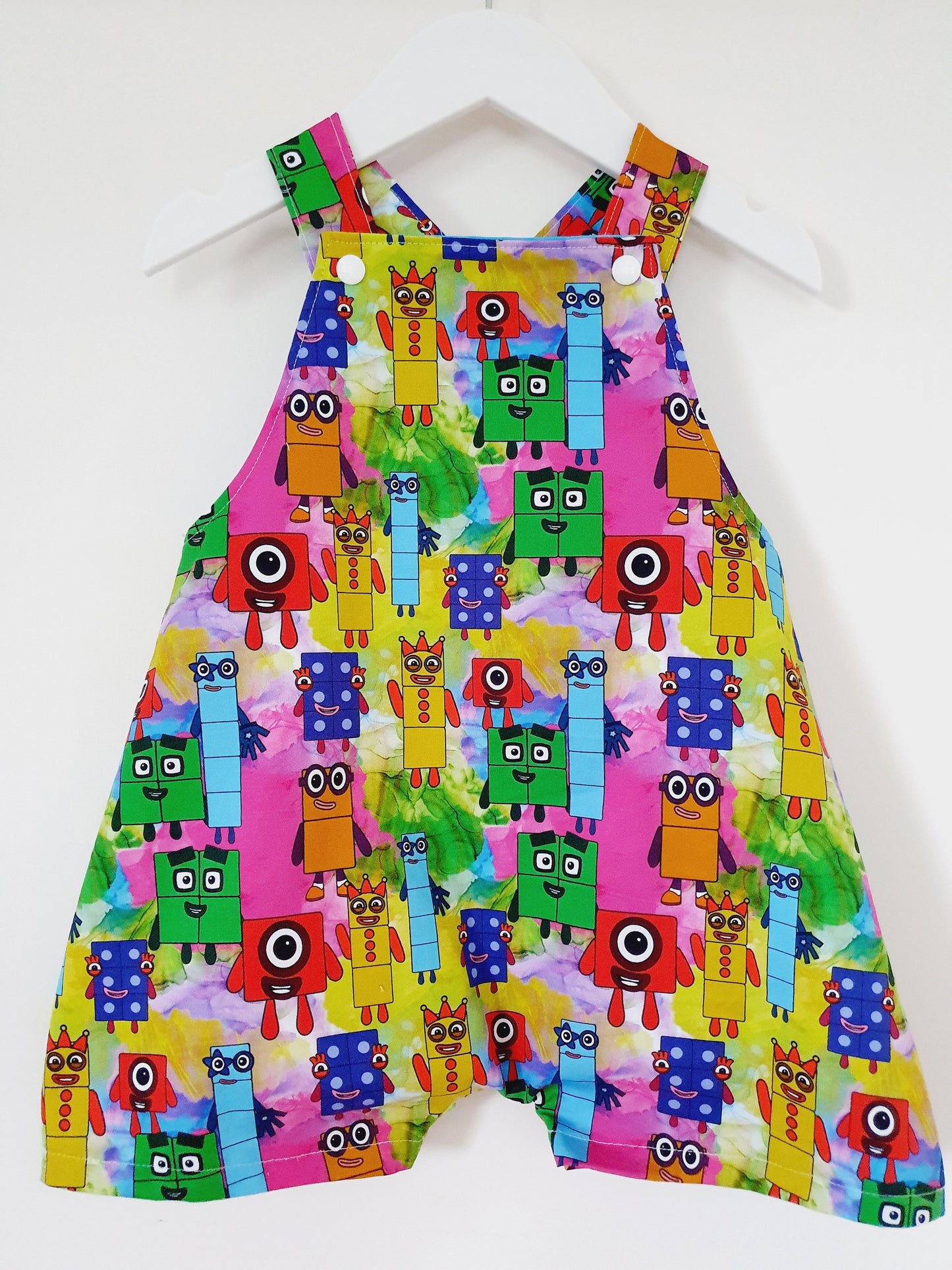 Overalls, Baby / Toddler Overalls, Short Leg Romper, Size 2