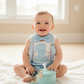 Light Blue Boys 1st Birthday Outfit, Size 1