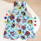 PAW PATROL print Overalls, Baby / Toddler Overalls, Short Leg Romper, Size 2