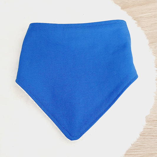 Dark Blue Bandana Dribble Bib - Bamboo Backed Ultra Absorbent Bib