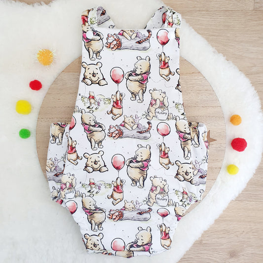 POOH print Baby Romper, Size 1
