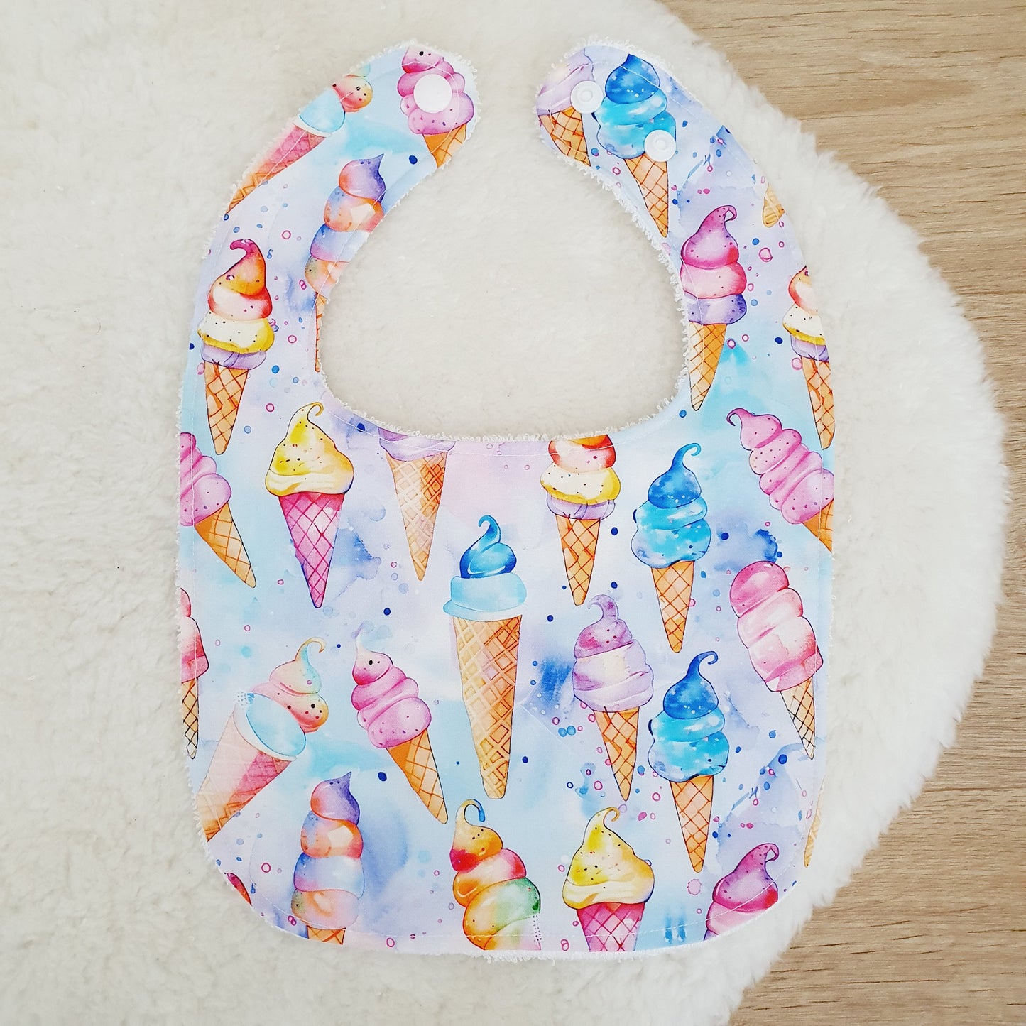 Bib, Handmade Baby Bib, Feeding Bib, Cotton / Bamboo, Ultra Absorbent