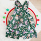 CHRISTMAS AUSSIE ANIMALS Overalls, Baby Overalls, Short Leg Romper, Size 1