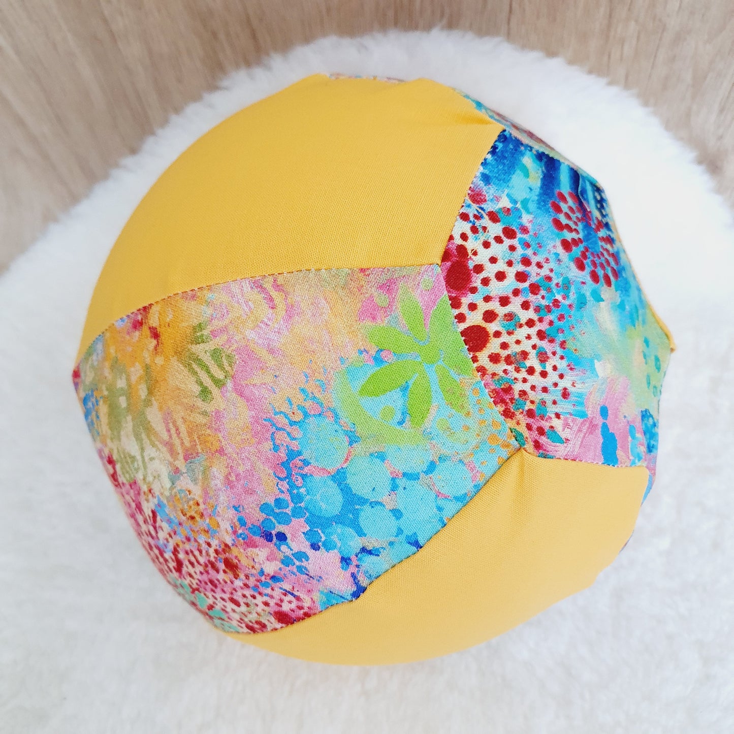 Balloon Ball Cover - Balloon Balls -  Handmade Fabric Balloon Cover - SUNKISSED