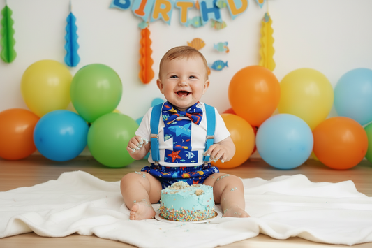Boys 1st Birthday Outfit, Size 1