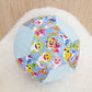 Balloon Ball Cover - Balloon Balls -  Handmade Fabric Balloon Cover - BABY SHARK print