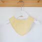 CHAMBRAY YELLOW Bandana Dribble Bib, Handmade Baby Bib, Cotton / Bamboo, Ultra Absorbent