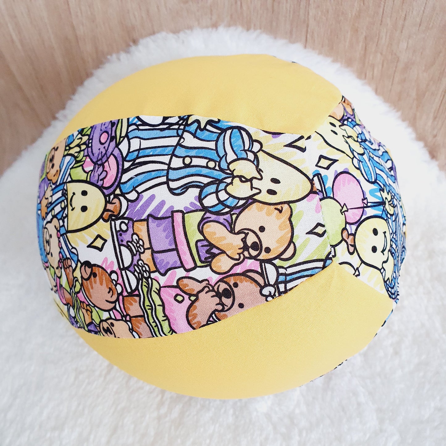 Balloon Ball Cover - Balloon Balls -  Handmade Fabric Balloon Cover - BANANAS