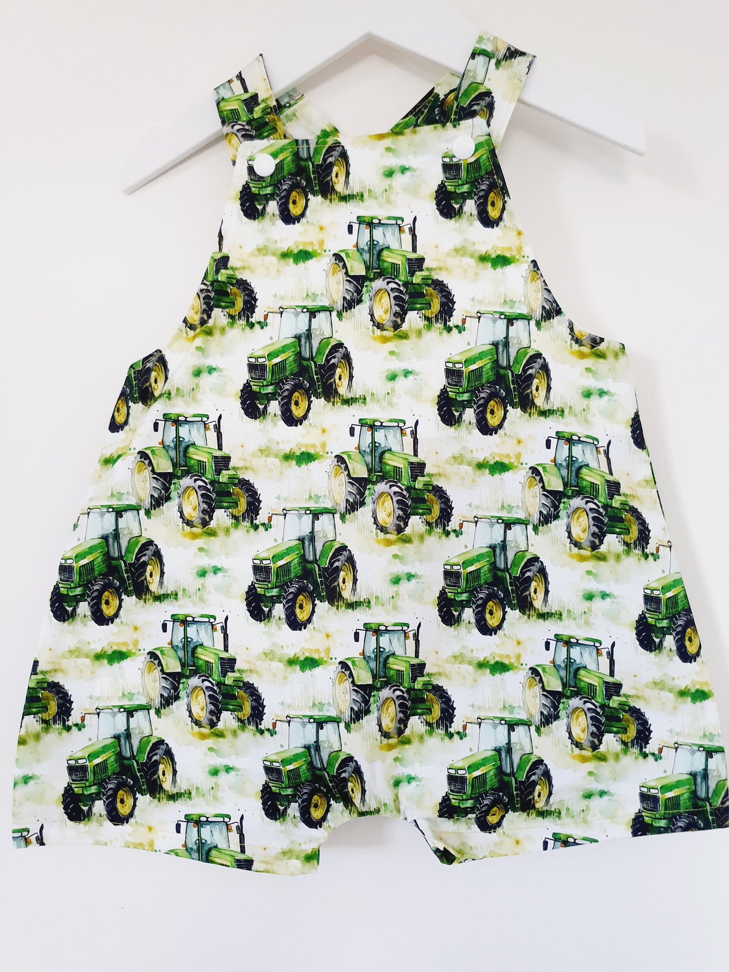 Overalls, Baby / Toddler Overalls, Short Leg Romper, Size 2