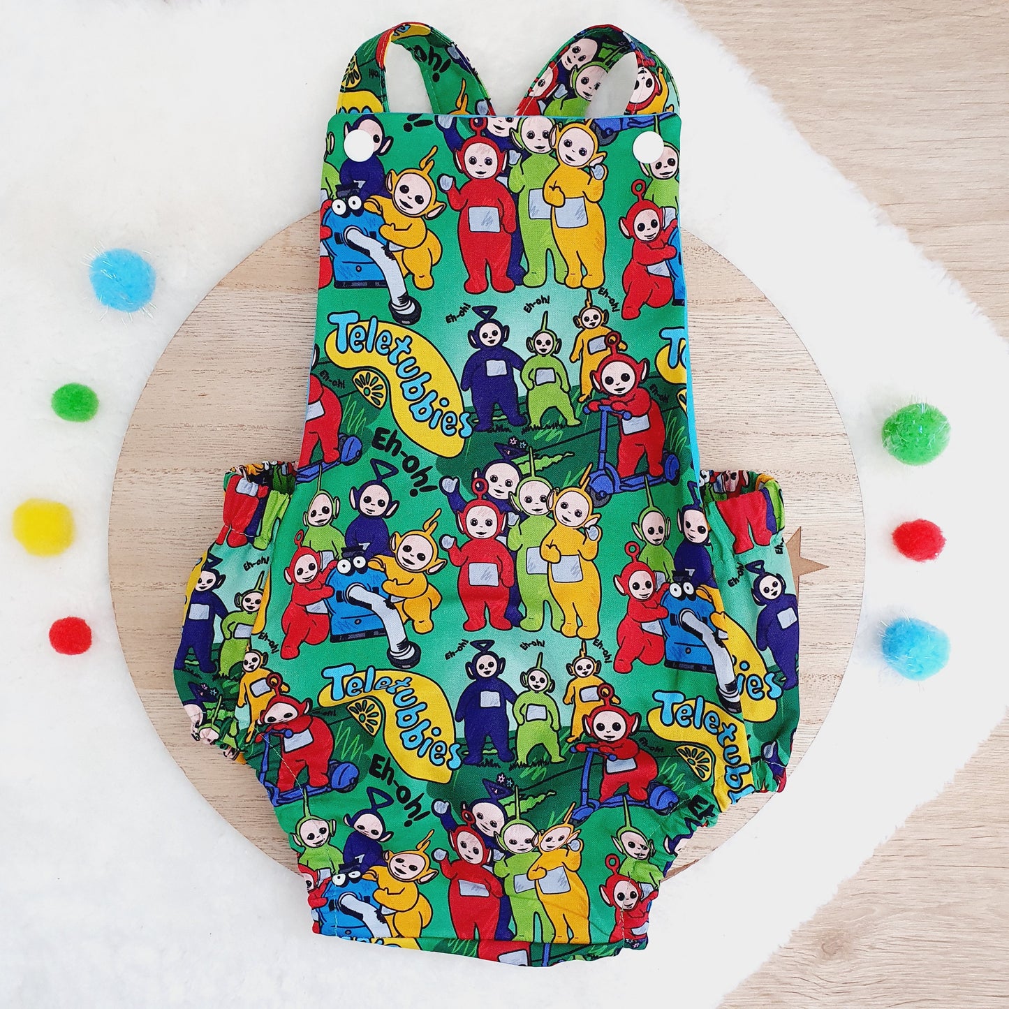 TUBBIES Baby Romper, Size 0