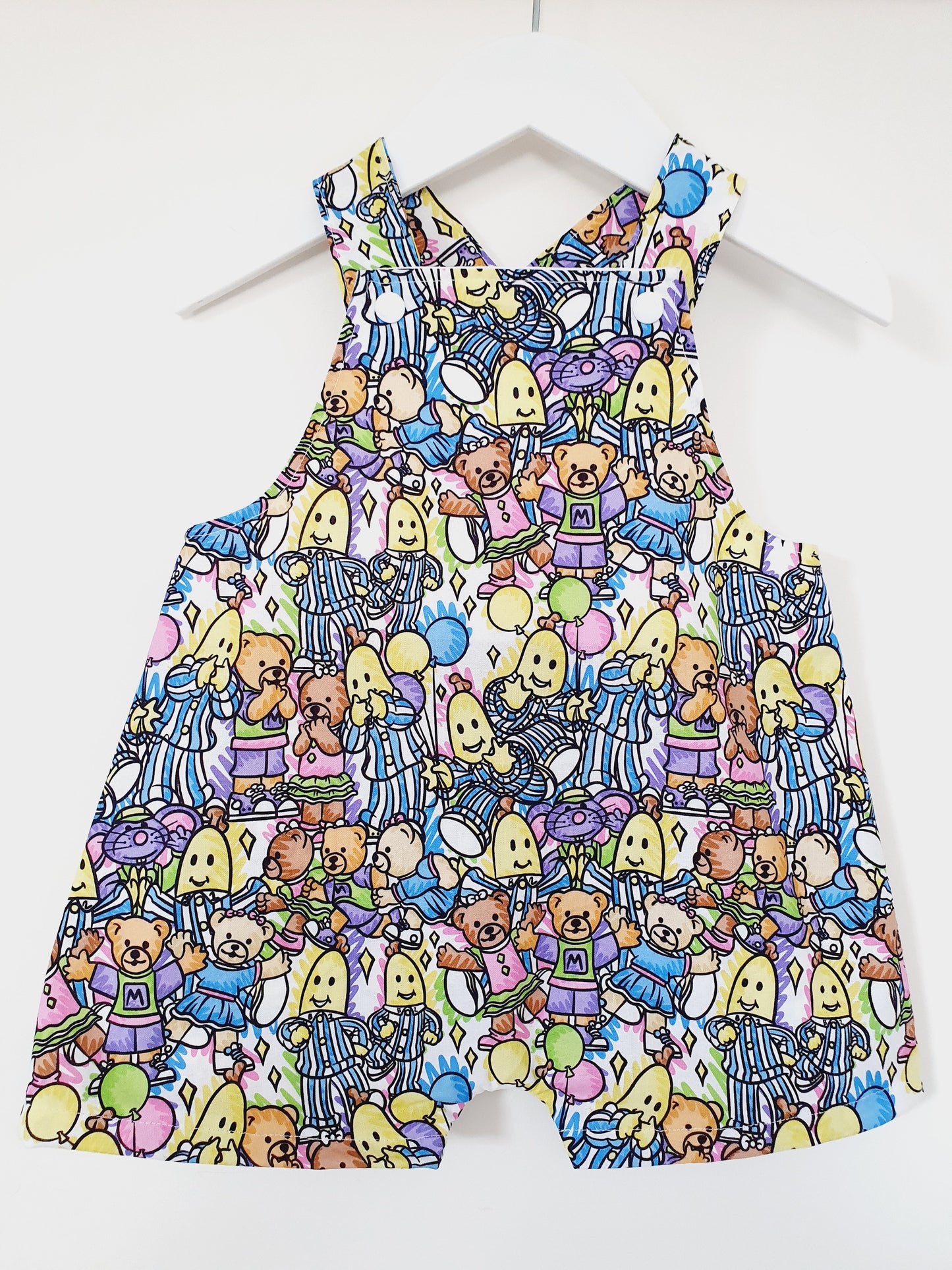 Baby / Toddler Overalls, Short Leg Romper, Size 1
