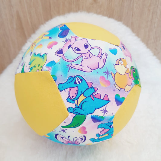 Balloon Ball Cover - Balloon Balls -  Handmade Fabric Balloon Cover - POKEMON print