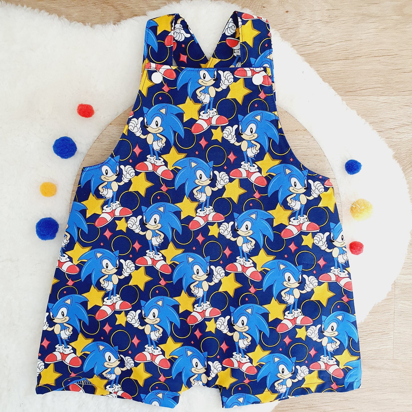 Overalls, Baby / Toddler Overalls, Short Leg Romper, Size 2