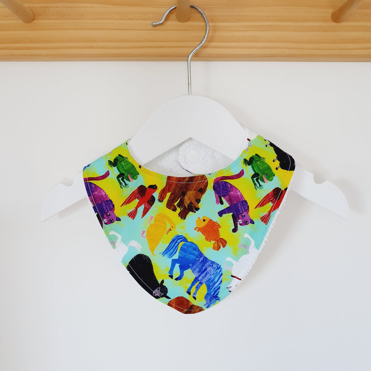Bandana Dribble Bib, Handmade Baby Bib, Cotton / Bamboo, Ultra Absorbent