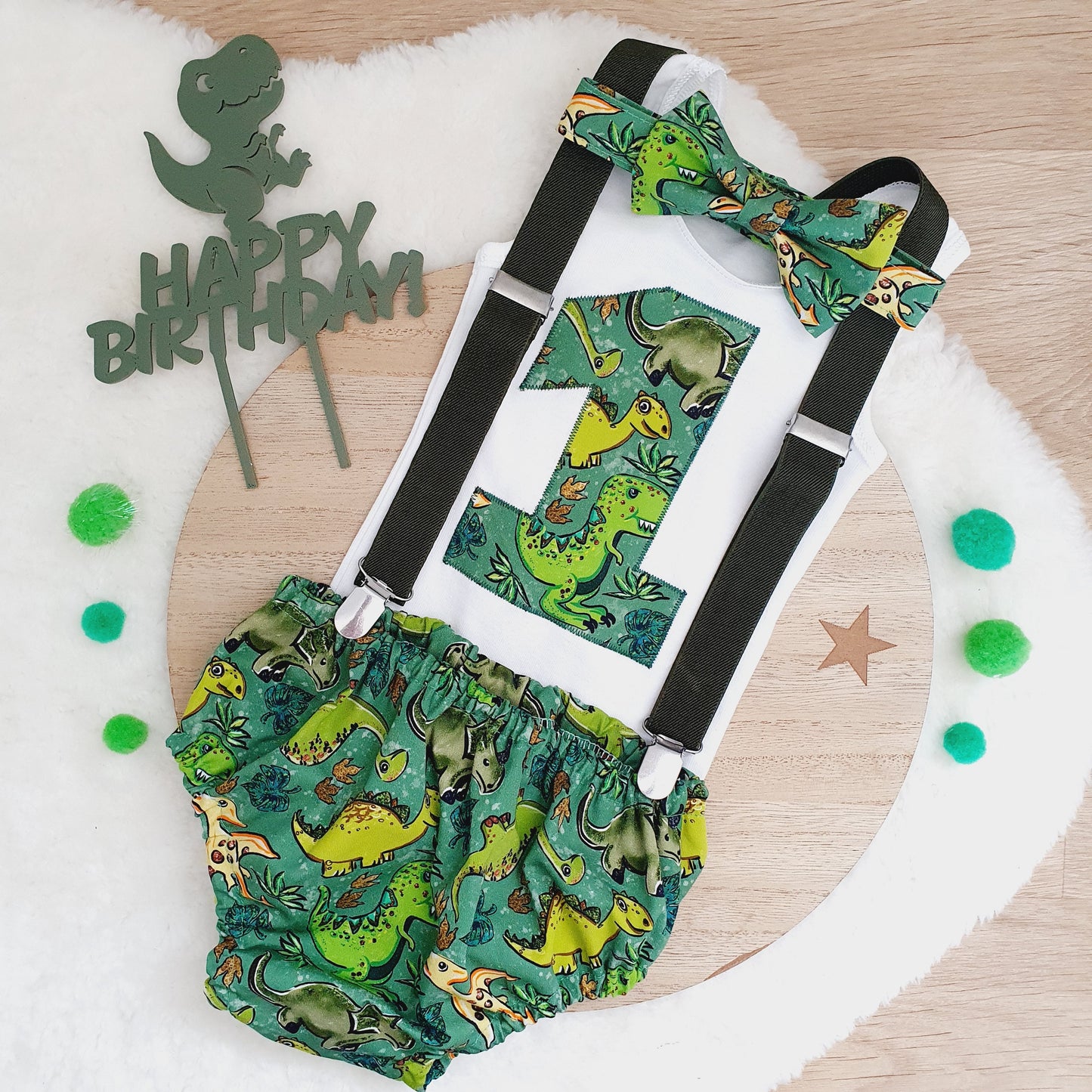 Boys 1st Birthday Outfit, Size 0
