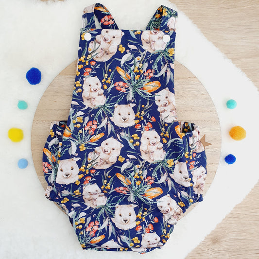 WOMBAT Baby Romper, Size 1
