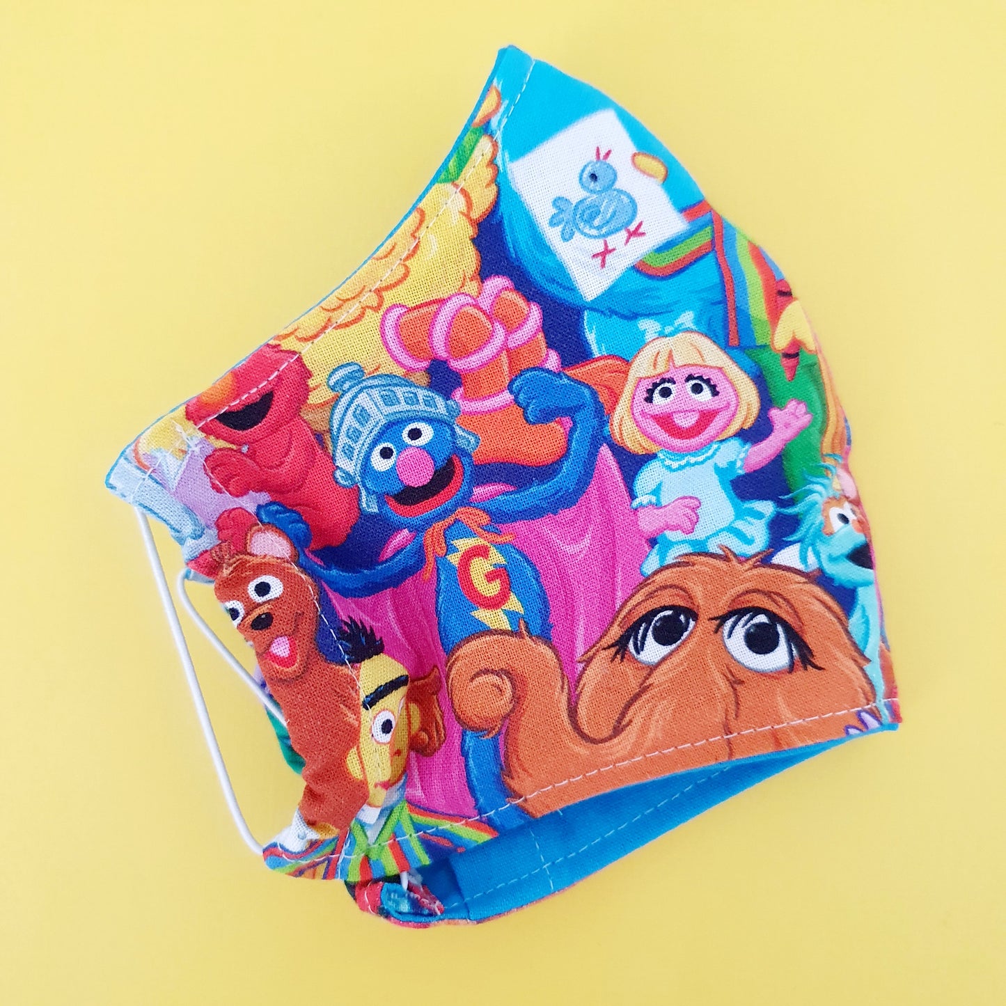CHILD (Approx 4-10yrs) FACE MASK - Reusable,  Washable,  3 Layers 100% Cotton (Includes Filter Pocket)