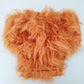 FAUX FUR - ORANGUTAN - Fake Animal Hair Fake Animal Hair Baby Nappy Cover, Size 1 (12-24 months)
